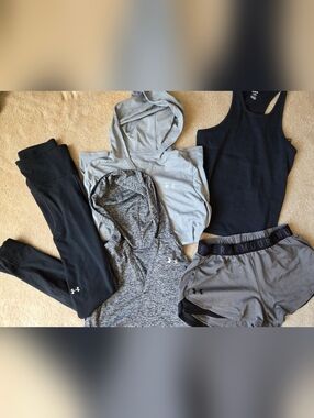 Under Armour Gray & Black LOT